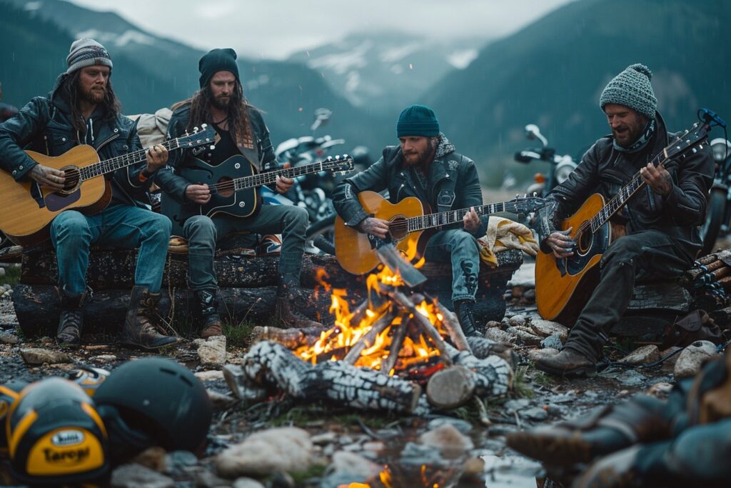 Musique et rassemblements de motards : ambiance et partage