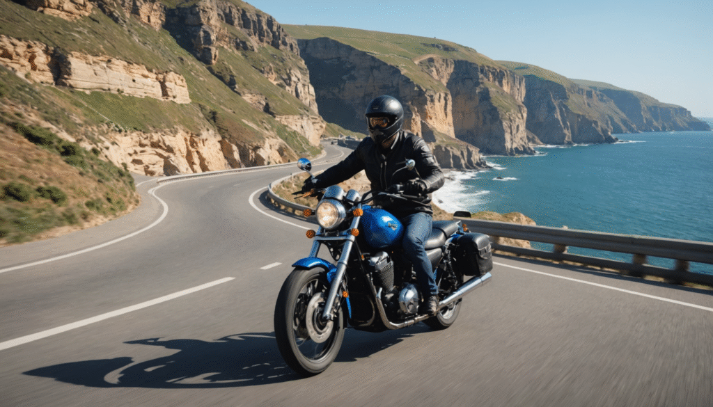 Boucles à moto : routes côtières – aires de repos et sécurité