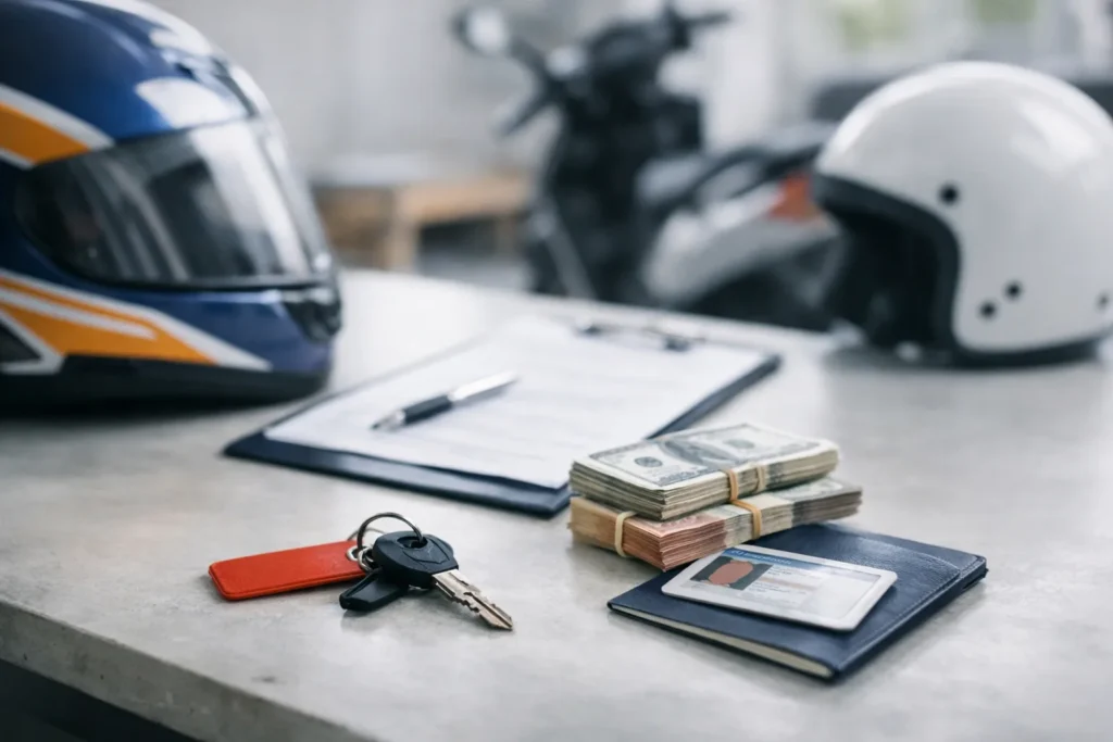 Louer un deux-roues en Asie : permis – caution – sécurité