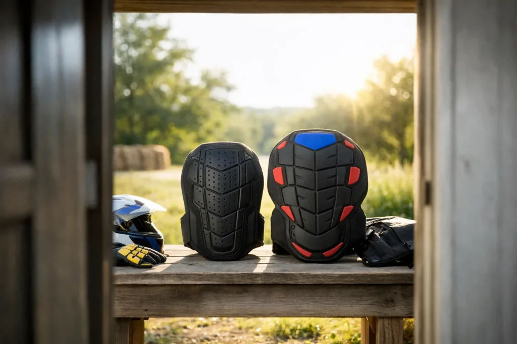 Les protections dorsales se lisent en niveau 1 ou niveau 2